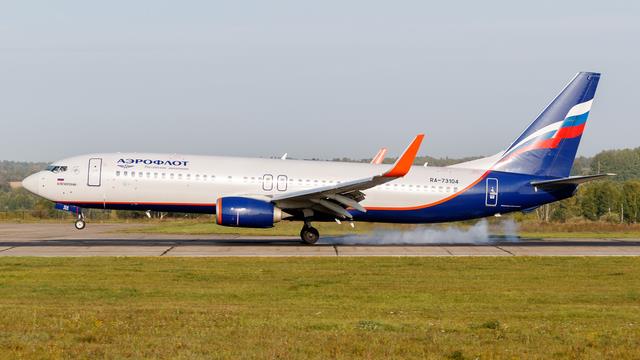 RA-73104:Boeing 737-800:Аэрофлот
